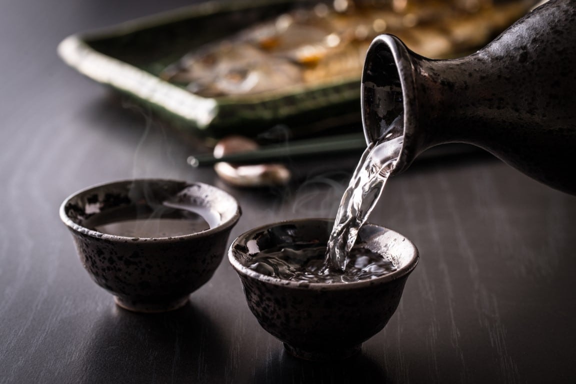 service à saké japon