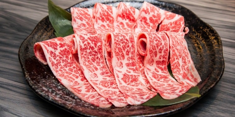 De fines tranches de Boeuf de Kobe