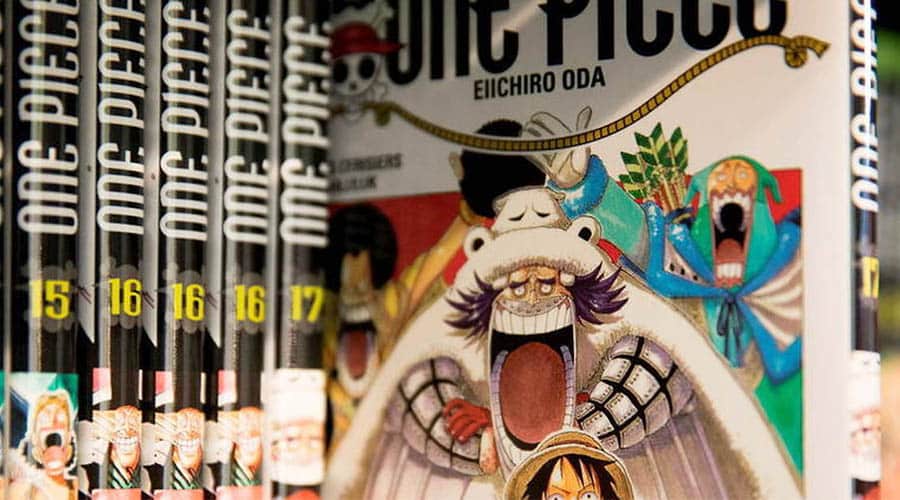Plusieurs tomes du manga One Piece